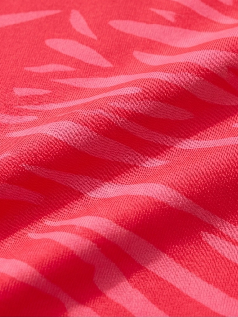 PUMA 2X Neon Pink Zebra Print Capri Leggings Side Pocket Reflective Activewear - Picture 7 of 11
